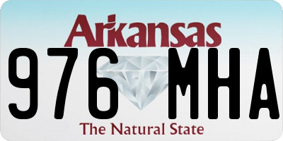 AR license plate 976MHA