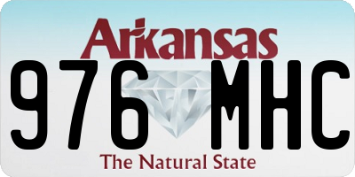 AR license plate 976MHC