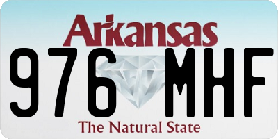 AR license plate 976MHF