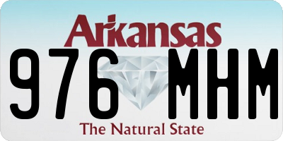 AR license plate 976MHM