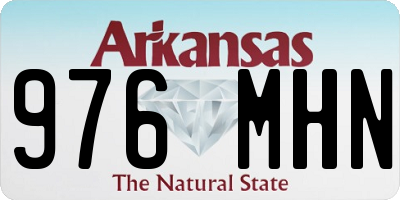 AR license plate 976MHN