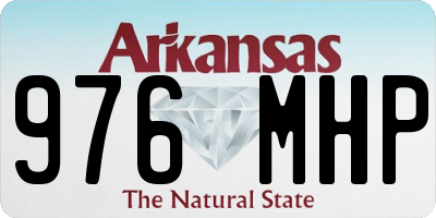 AR license plate 976MHP