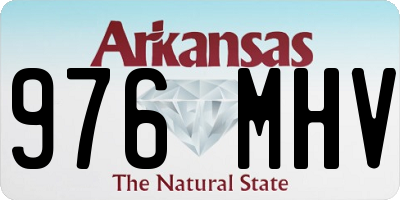 AR license plate 976MHV