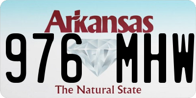 AR license plate 976MHW