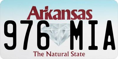 AR license plate 976MIA