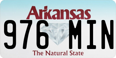 AR license plate 976MIN
