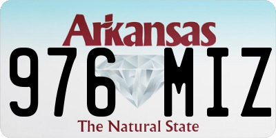 AR license plate 976MIZ