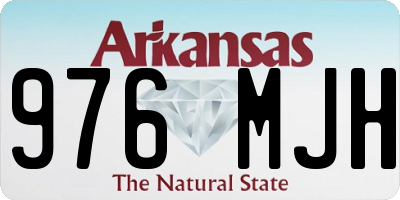 AR license plate 976MJH