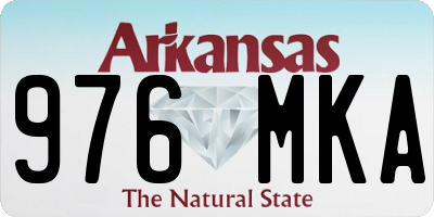 AR license plate 976MKA