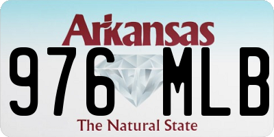 AR license plate 976MLB