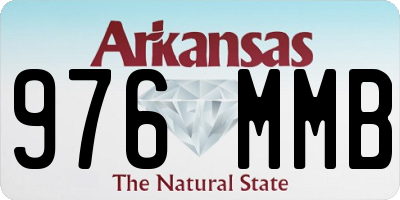 AR license plate 976MMB