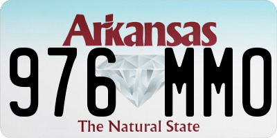 AR license plate 976MMO