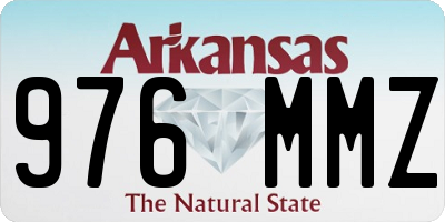AR license plate 976MMZ