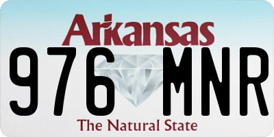 AR license plate 976MNR