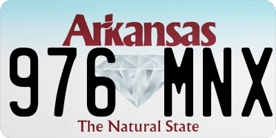 AR license plate 976MNX
