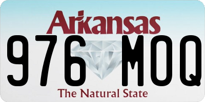 AR license plate 976MOQ