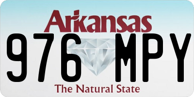 AR license plate 976MPY