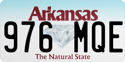 AR license plate 976MQE