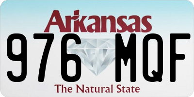 AR license plate 976MQF