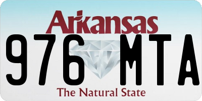 AR license plate 976MTA