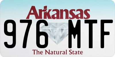 AR license plate 976MTF
