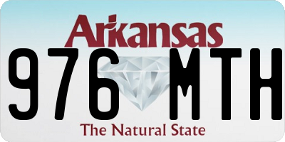 AR license plate 976MTH