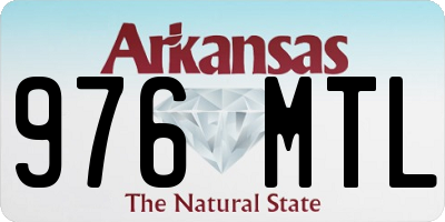 AR license plate 976MTL