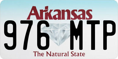 AR license plate 976MTP