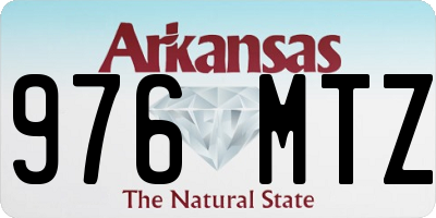 AR license plate 976MTZ