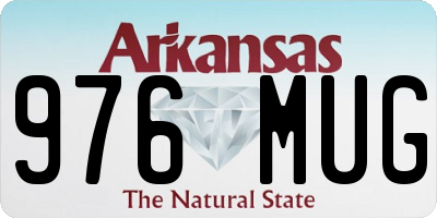 AR license plate 976MUG