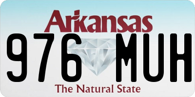 AR license plate 976MUH