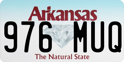 AR license plate 976MUQ