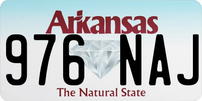 AR license plate 976NAJ