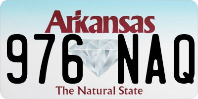 AR license plate 976NAQ