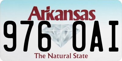 AR license plate 976OAI