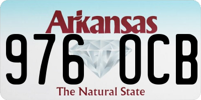 AR license plate 976OCB