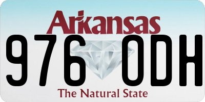AR license plate 976ODH