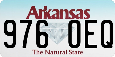 AR license plate 976OEQ