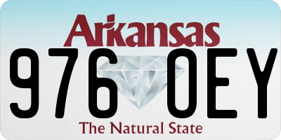 AR license plate 976OEY