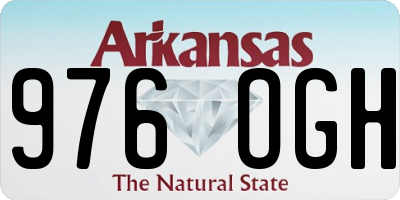 AR license plate 976OGH