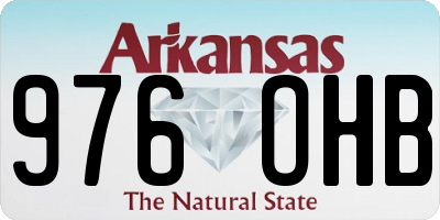 AR license plate 976OHB