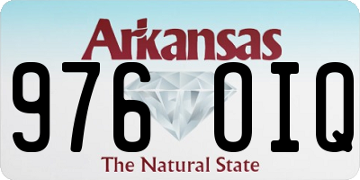 AR license plate 976OIQ