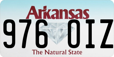 AR license plate 976OIZ