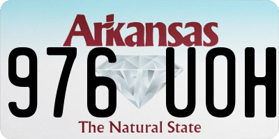 AR license plate 976UOH