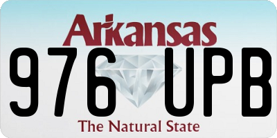 AR license plate 976UPB