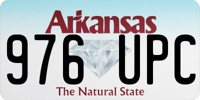 AR license plate 976UPC