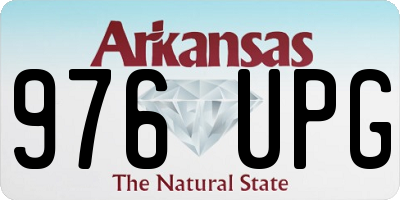 AR license plate 976UPG