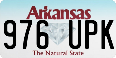 AR license plate 976UPK