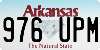 AR license plate 976UPM