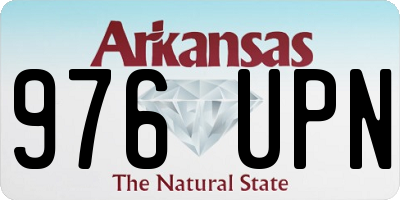 AR license plate 976UPN